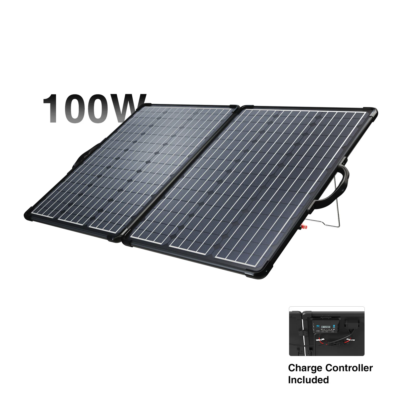 ACOPOWER PLK Portable Solar Panel Kit, Lightweight 20A Charge Controller——200W, 100W