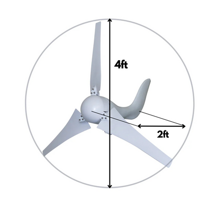 Automaxx Marine 400W Wind Turbine Generator Kit